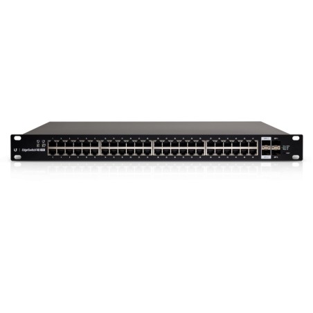 Ubiquiti EdgeSwitch 48 / 48 Gigabit RJ45 Ports / 2 SFP+ Ports / 2 SFP Ports / 500W / PoE+ / ES-48-500W - 113214 - 1