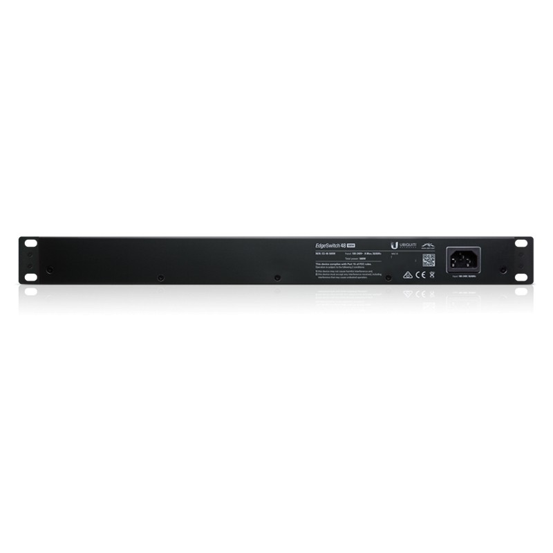 Ubiquiti EdgeSwitch 48 / 48 Gigabit RJ45 Ports / 2 SFP+ Ports / 2 SFP Ports / 500W / PoE+ / ES-48-500W - 113214 - 4