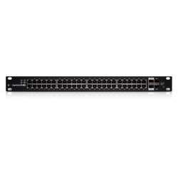 Ubiquiti EdgeSwitch 48 / 48 Gigabit RJ45 Ports / 2 SFP+ Ports / 2 SFP Ports / 750W / PoE+ / ES-48-750W - 113216 - 1