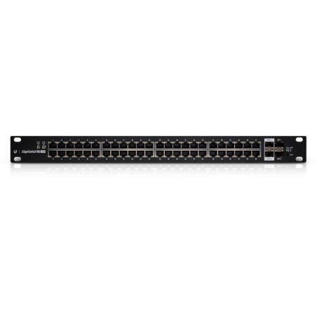 Ubiquiti EdgeSwitch 48 / 48 Gigabit RJ45 Ports / 2 SFP+ Ports / 2 SFP Ports / 750W / PoE+ / ES-48-750W - 113216 - 1