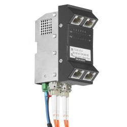 Microsens Installationswitch GBE 6 Port, vert.. Einbau, 4xRJ45, 2xSFP, PoE+, MS440217PM-48G6 - 134679 - 1