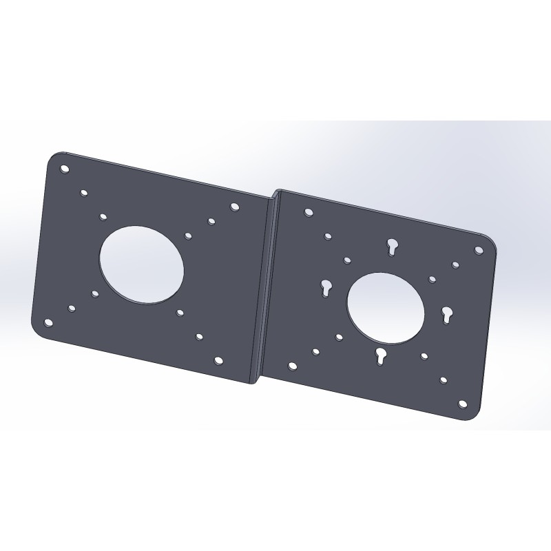 VESA adapter plate mini PC to VESA monitor mount - 149144 - 2