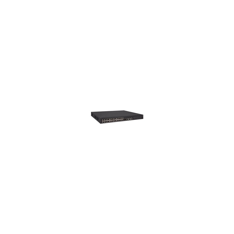 HP Switch 1000Mbit, 24xTP + 2xSFP+/SFP-Slot(1/10GB) + 2x10GBase-T, PWR+, 5130-24G-PoE+-2SFP+-2XGT (370W) Layer3 - 126106 - 1