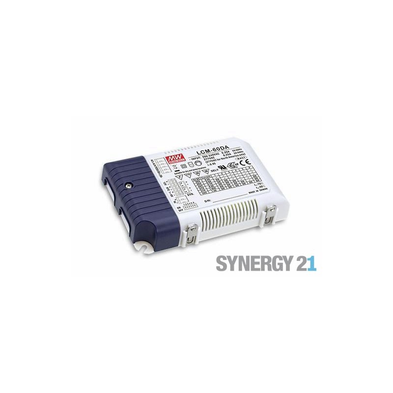 Mean Well Netzteil - CC Driver 500~1400mA ~60W 0-10V dimm - 119170 - 1