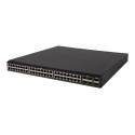HP Switch 1000/10000Mbit, 5710 48XGT 6QS+/2QS28, * ohne Netzteil min.1x!/Fan Tray min.4x!* - 177053 - 2