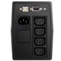 Effekta Line-Interactive UPS, 400VA, USB/RS232, PVC housing, Office 400, fanless, - 136997 - 1