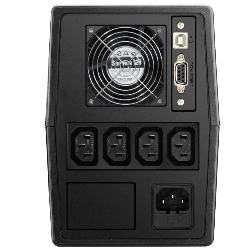 Effekta Line-Interactive UPS, 2000VA, USB/RS232, PVC housing, Office 2000, - 137003 - 1