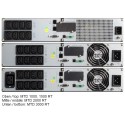 Effekta MTD RT XL Lineinter. USV,1000VA, 74min bei cos phi 0,7 , MTD1000RTXL, USB+RS232, Schwarz, Tower/19", - 157388 - 1
