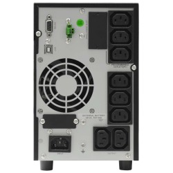 Effekta MTX Lineinteraktive USV, 800VA, 7min bei cos phi 0,7 , MTX 800, USB+RS232, Schwarz, Sinus-Ausgang, - 159622 - 1