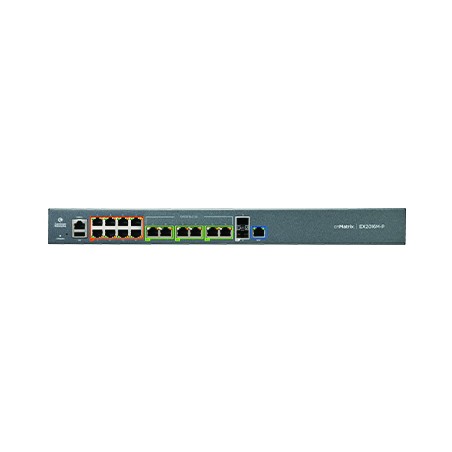 Cambium Networks cnMatrix, 16x PoE Switch - 240W, 8x 1G, 6x 2.5G, 2x SFP+, EX2016M-P - 183951 - 1