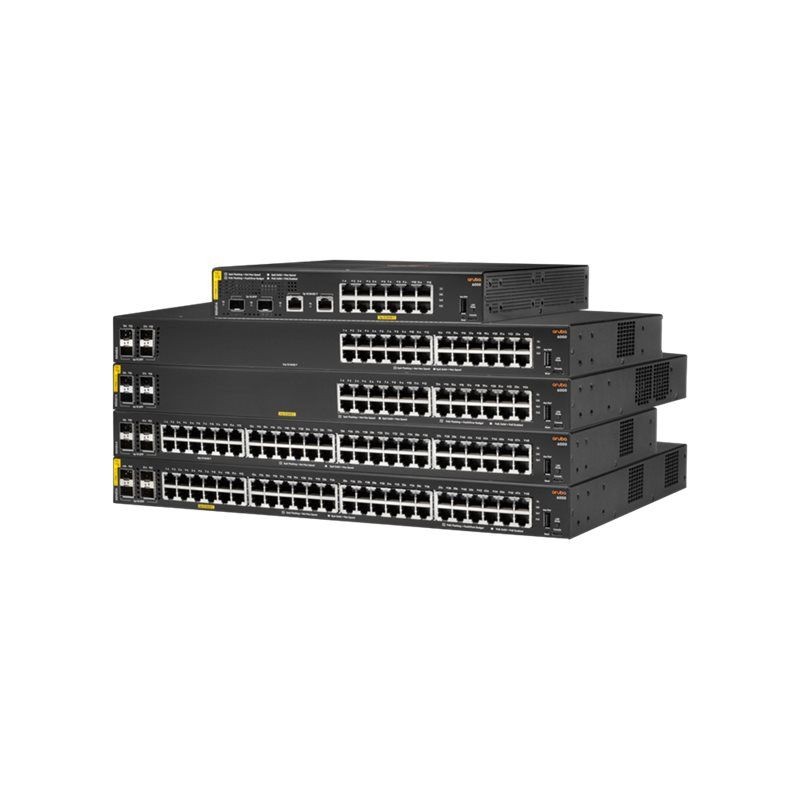 HP Switch 1000Mbit, 12xTP, 2xG+2xSFP-Slot, Aruba 6000 12G Class4 PoE 2G/2SFP 139W, - 207504 - 2