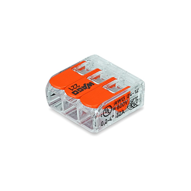 Wago Series 221 - 3*4mm (50 pieces) - 120374 - 2