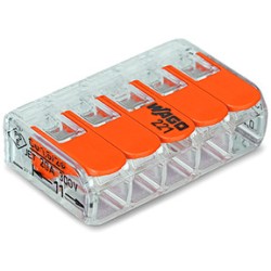 Wago Serie 221 - 5*4mm (25 Stück) - 120375 - 1
