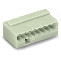 Wago Serie 243- 8-Leiter-Micro-Klemme (50 Stück) lichtgrau - 131996 - 1