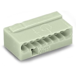 Wago Serie 243- 8-Leiter-Micro-Klemme (50 Stück) lichtgrau - 131996 - 1