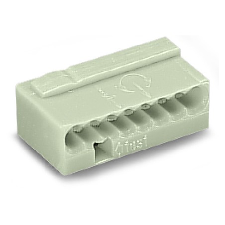 Wago Serie 243- 8-Leiter-Micro-Klemme (50 Stück) lichtgrau - 131996 - 1