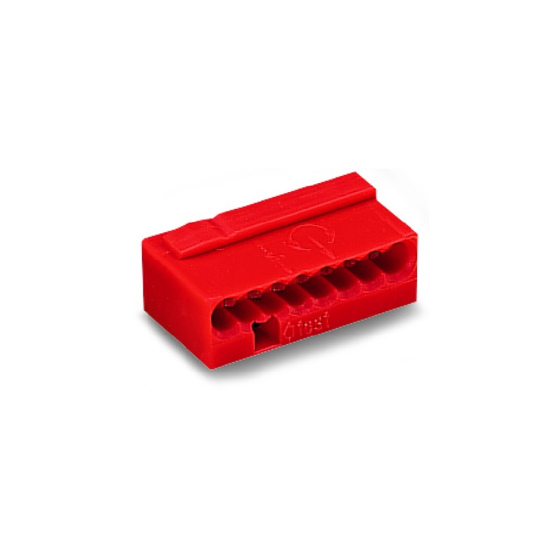Wago Series 243- 8-conductor micro terminal (50 pieces) red - 140084 - 1