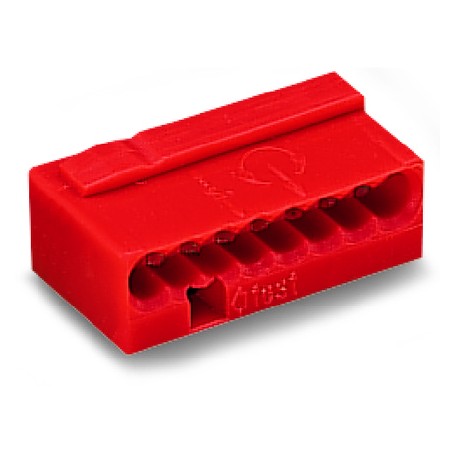Wago Series 243- 8-conductor micro terminal (50 pieces) red - 140084 - 1