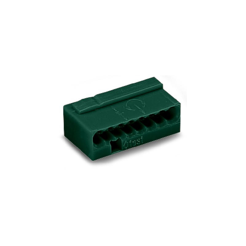 Wago Series 243- 8-conductor micro terminal (50 pieces) black - 140087 - 1