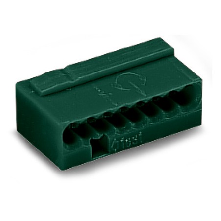 Wago Series 243- 8-conductor micro terminal (50 pieces) black - 140087 - 1