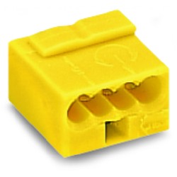 Wago Serie 243- 4-Leiter-Micro-Klemme (100 Stück) gelb - 140088 - 1