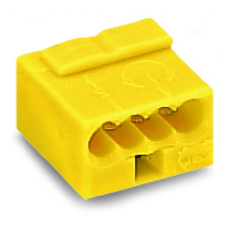 Wago Serie 243- 4-Leiter-Micro-Klemme (100 Stück) gelb - 140088 - 1