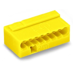 Wago Serie 243- 8-Leiter-Micro-Klemme (50 Stück) gelb - 140089 - 1