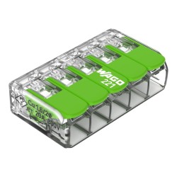 Wago Serie 221 - 5*4mm (25 Stück) Green Range - 239959 - 1