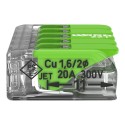 Wago Serie 221 - 5*4mm (25 Stück) Green Range - 239959 - 5