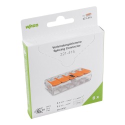 Wago Serie 221 - 5*4mm (8 Stück Retail) - 239966 - 1