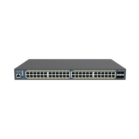 EnGenius Switch full managed Layer 2+ 52 Port &bull 48x 1 GbE &bull PoE Budget 410W &bull 48x PoE at &bull 4x SFP &bull 19" &bul