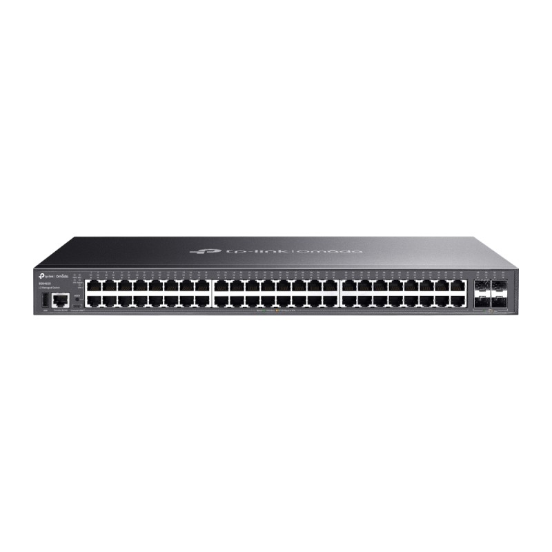 Omada Stackable Lite Layer 3 Switch &bull 48 Port o 48x 1GbE, 4x SFP+ &bull Omada &bull S5500-8MHP2XF - 244642 - 3