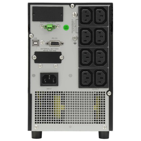 Effekta MTX Lineinteraktive USV, 1500VA, 7min bei cos phi 0,7 , MTX1500, USB+RS232, Schwarz, Sinus-Ausgang, - 159664 - 1