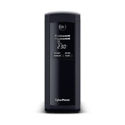 CyberPower USV, Value Pro-Serie, 1200VA/720W, Line-Interactive, USB/RS232, LCD, CEE7-Schutzkontakt - 185686 - 1