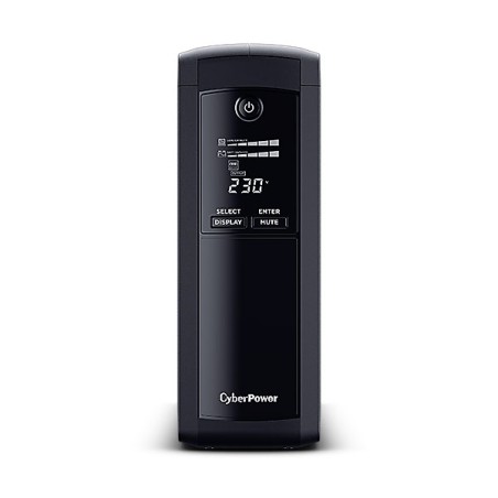 CyberPower USV, Value Pro-Serie, 1600VA/960W, Line-Interactive, USB/RS232, LCD, CEE7-Schutzkontakt - 185700 - 1