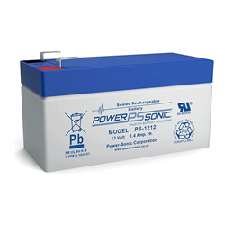 VdS Akku - Bleiakku 12V / 1.2 Ah - PowerSonic