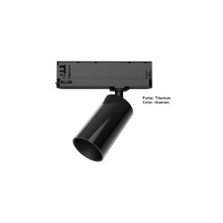 Synergy 21 LED Track-Serie für Stromschiene VLF-Serie Wechselgehäuse electroplated titanium - 240549 - 1