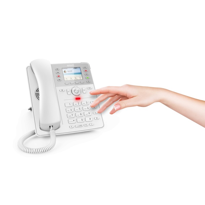 SNOM D735 VOIP Telefon (SIP), Gigabit, Weiss - 154826 - 2