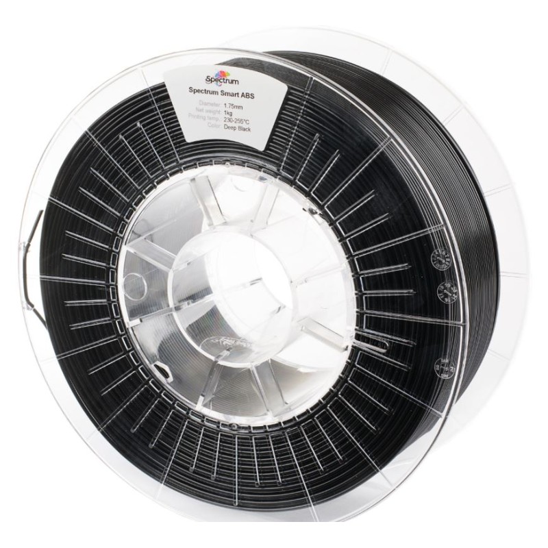Spectrum 3D Filament / ABS Smart / 1.75mm / Deep Black / Black / 1kg - 167610 - 2
