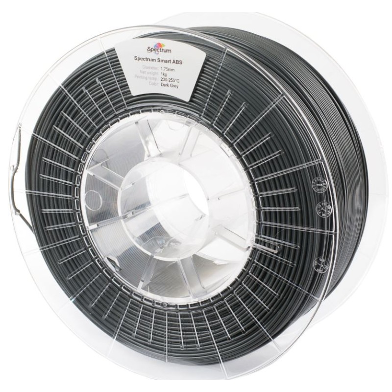 Spectrum 3D Filament / ABS Smart / 1.75mm / Dark Gray / Dark Gray / 1kg - 167618 - 2