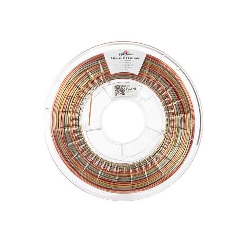 Filament Spectrum PLA SILK Rainbow ANCIENT 1.75mm 1kg - 240388 - 3