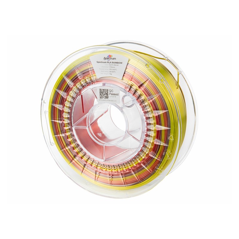 Filament Spectrum PLA SILK Rainbow EARTH BLEND 1.75mm 1kg - 240389 - 2