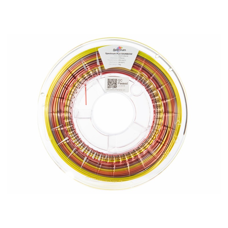 Filament Spectrum PLA SILK Rainbow EARTH BLEND 1.75mm 1kg - 240389 - 3