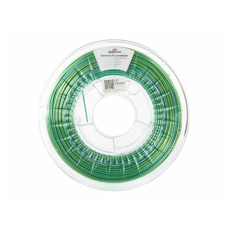 Filament Spectrum SILK PLA Rainbow OCEAN MELANGE 1.75mm 1kg - 240393 - 3