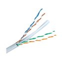 Halogen-free rigid UTP cable - Category 6E - OFC conductor, 99.9% copper purity - 305 meter roll - 5.5 mm diameter -