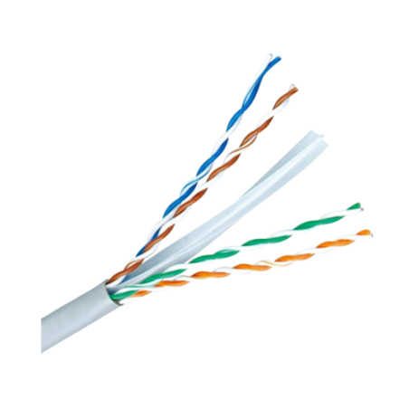 Halogenfreies starres UTP-Kabel - Kategorie 6E - OFC-Leiter, reinheit 99.9% Kupfer - Rolle von 305 Metern - Durchmesser 5.5 mm -