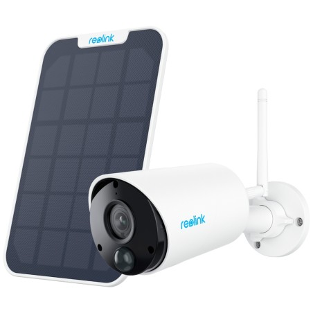 Reolink Batteriebetriebene WiFi-Kamera mit Solarpanel - 3MP (2304 x 1296) - IR 10 m / Sirene - PIR-Erkennung von Personen und Fa