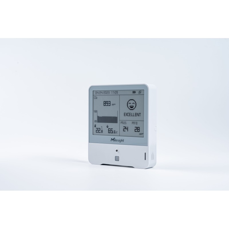 Milesight IoT Indoor Ambience Monitoring Sensor, AM308-868M LoRaWAN / Temp. / Humidity / CO2 / PIR / Light / TVOC / hPA / PM 2.5