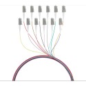 LWL-Pigtail-LC 50/125u,2mtr. OM2, 12-Pack, farbig - 62303 - 1