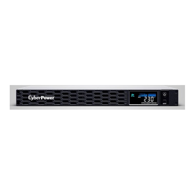 CyberPower UPS, PFC series, 19" 1U, 1000VA/600W, line-interactive, pure sine, USB/RS232, - 247925 - 1